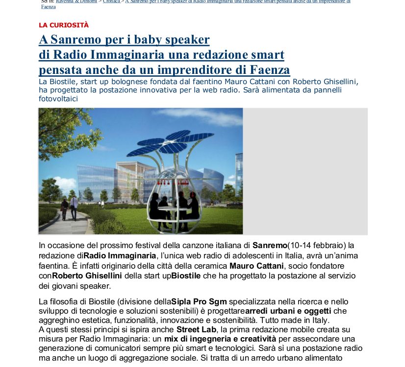 La redazione Smart per Radio Immaginaria_ Ravenna e Dintorni_22 gennaio 2015