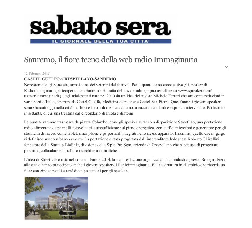 Sanremo_il fiore tecno della web radio RI_15febbraio2015