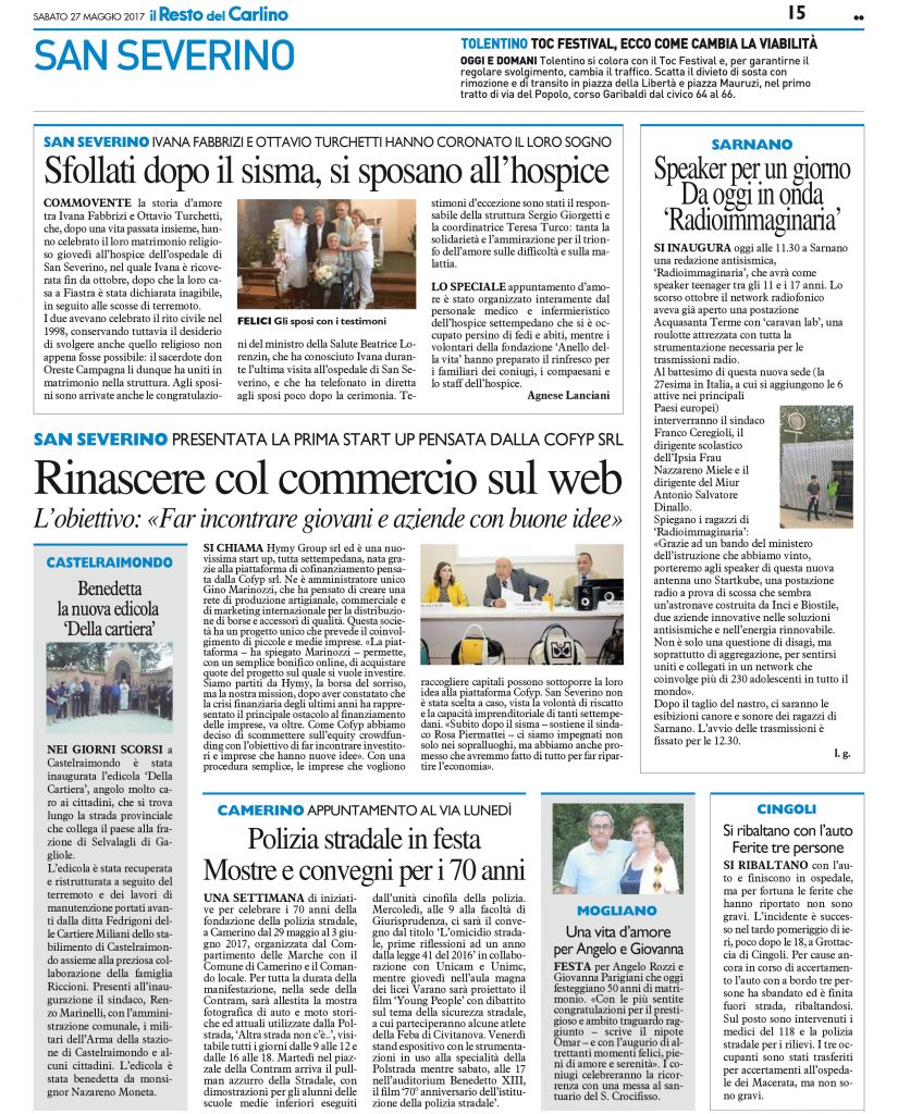 Rassegna stampa "Il Resto del Carlino"