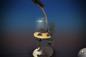 Gadù panca con fotovoltaico